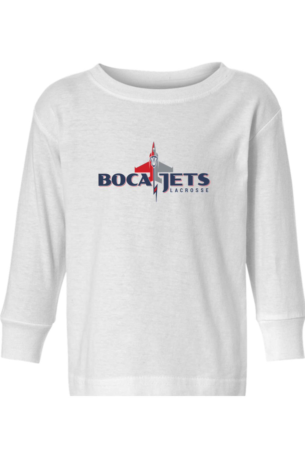 Boca Jets LC Toddler Long Sleeve T-Shirt Signature Lacrosse