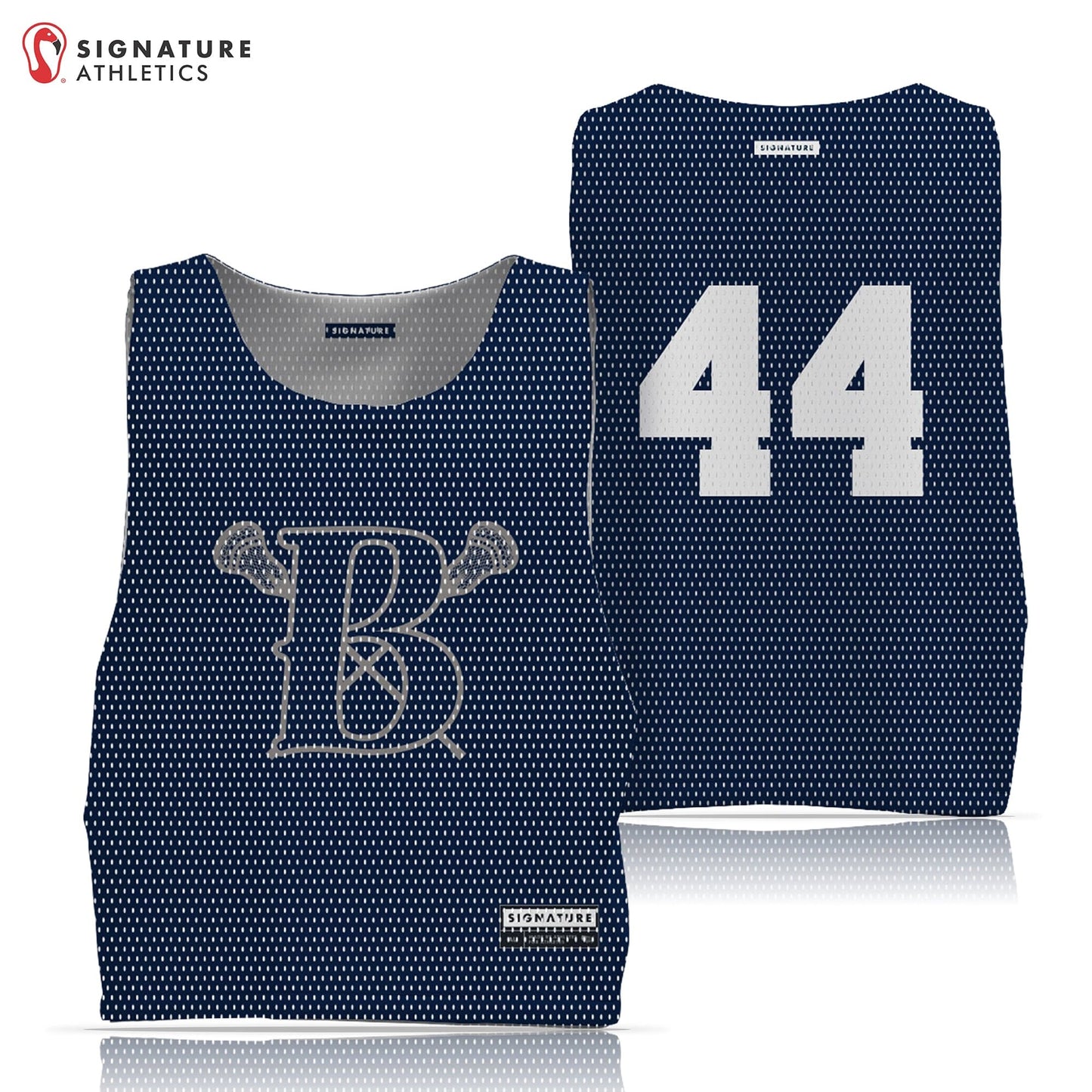 Boerne Lacrosse Men's Basic Reversible Practice Pinnie Signature Lacrosse