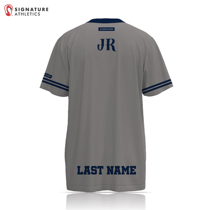 Boerne Lacrosse Men's Grey Short Sleeve Tech Tee Signature Lacrosse