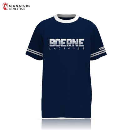 Boerne Lacrosse Men's Navy Short Sleeve Tech Tee Signature Lacrosse
