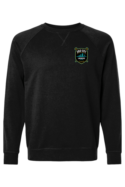 Bold City Lacrosse Club Adult Heavyweight Raglan Long Sleeve Signature Lacrosse
