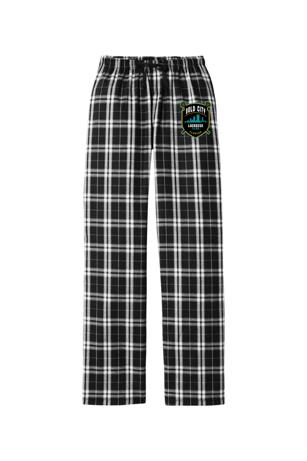 Bold City Lacrosse Club Adult Women's Flannel Plaid Pants Signature Lacrosse