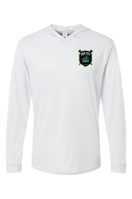 Bold City Lacrosse Club Paragon Bahama Performance Hooded Long Sleeve T-Shirt Signature Lacrosse