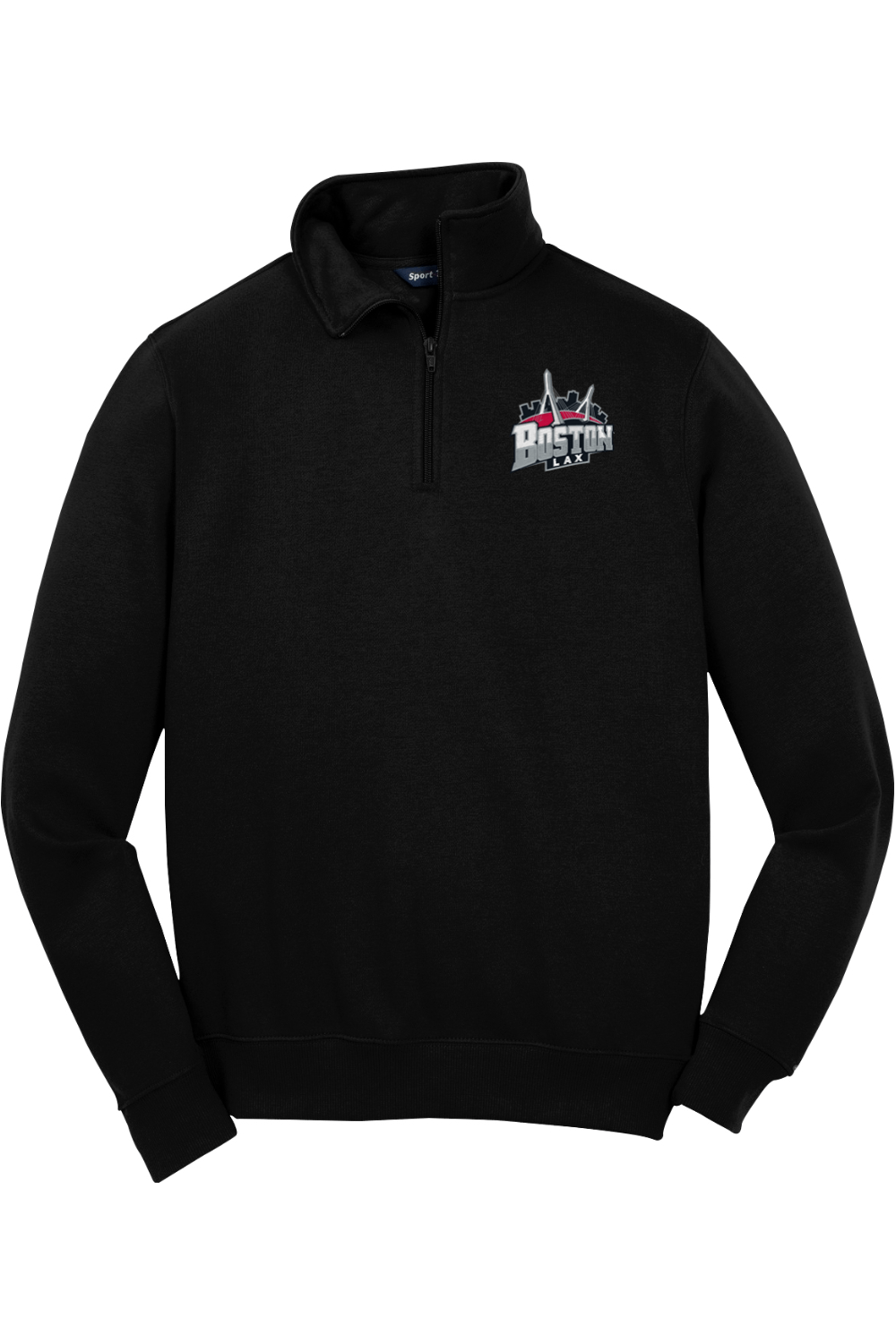 Boston Lacrosse Adult Embroidered Quarter-Zip Pullover Signature Lacrosse