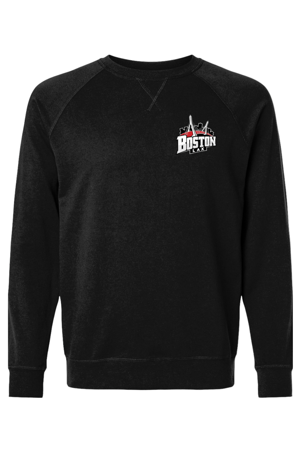 Boston Lacrosse Adult Heavyweight Raglan Long Sleeve Signature Lacrosse