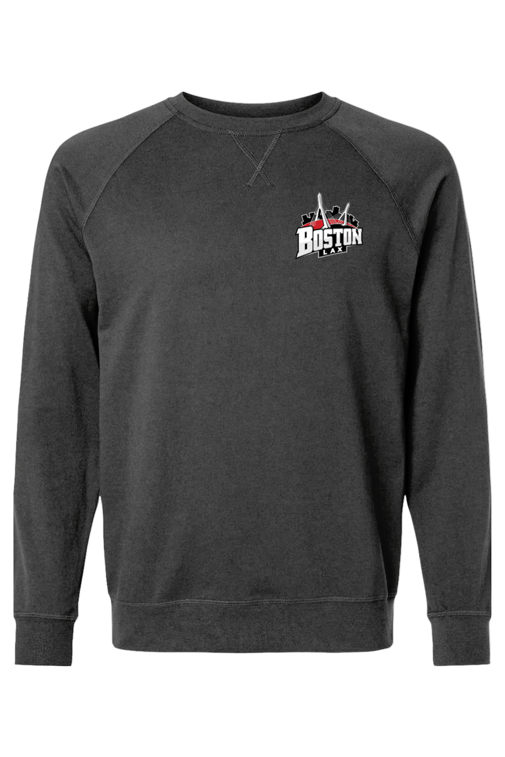 Boston Lacrosse Adult Heavyweight Raglan Long Sleeve Signature Lacrosse