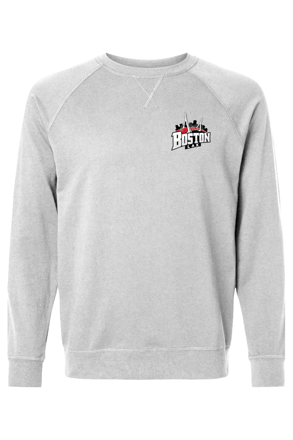 Boston Lacrosse Adult Heavyweight Raglan Long Sleeve Signature Lacrosse