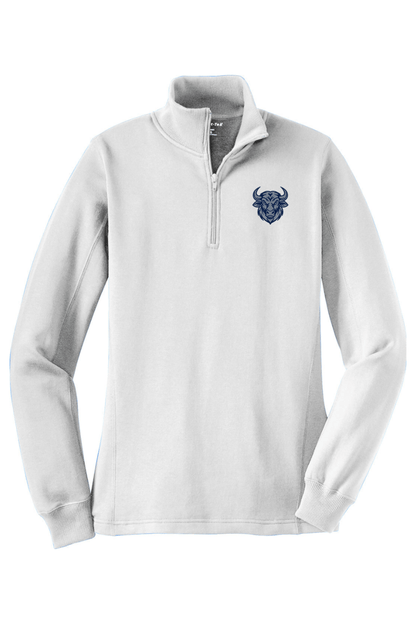 Box Upstate LC Adult Women's Embroidered Quarter-Zip Pullover Signature Lacrosse