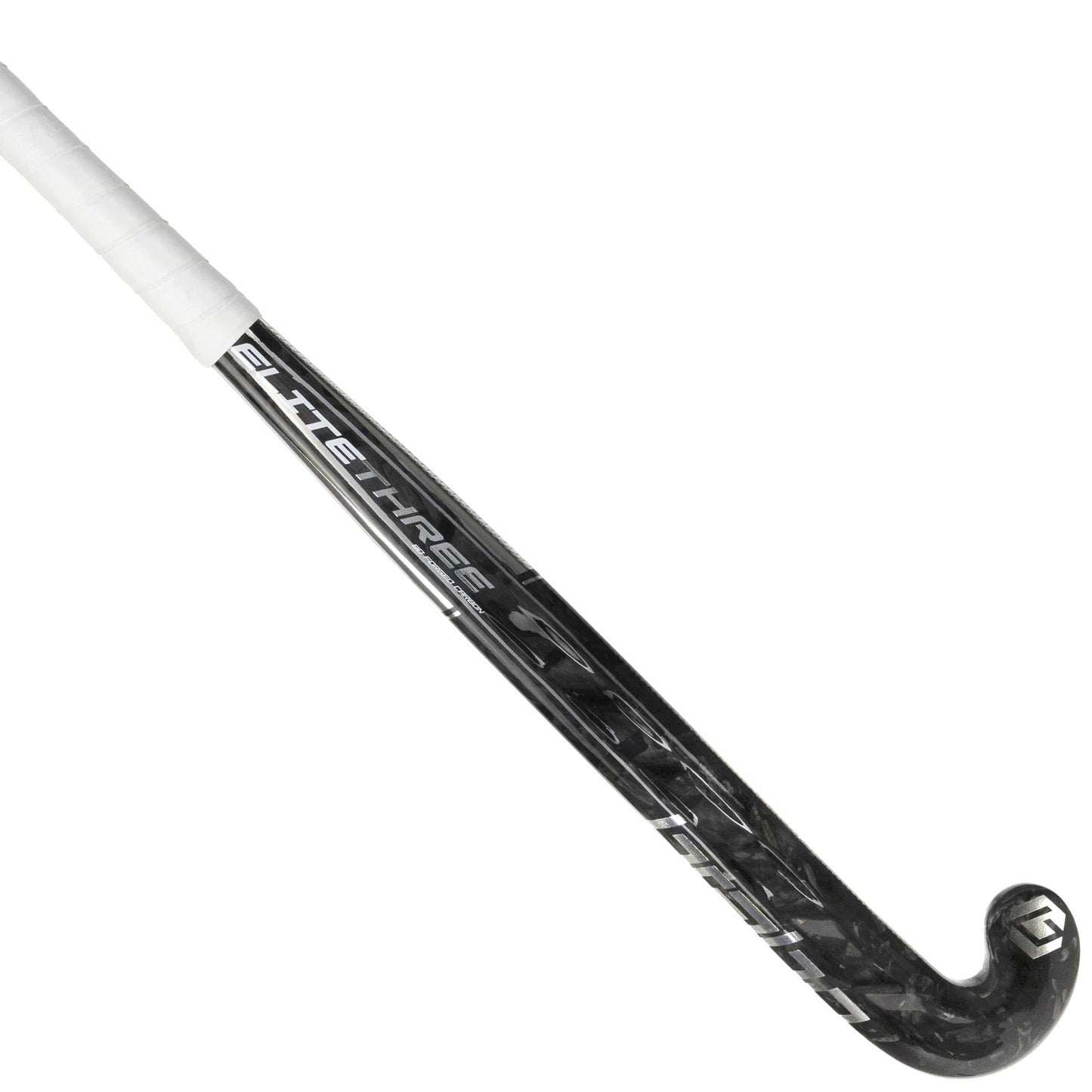 BRABO ELITE 3 Low Bow 80% Forged Carbon Field Hockey Stick with WTB Signature Lacrosse