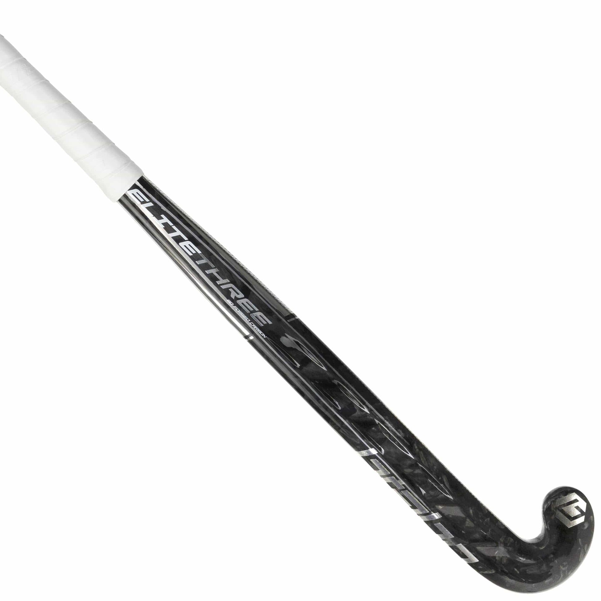 BRABO ELITE 3 Low Bow 80% Forged Carbon Field Hockey Stick with WTB Signature Lacrosse