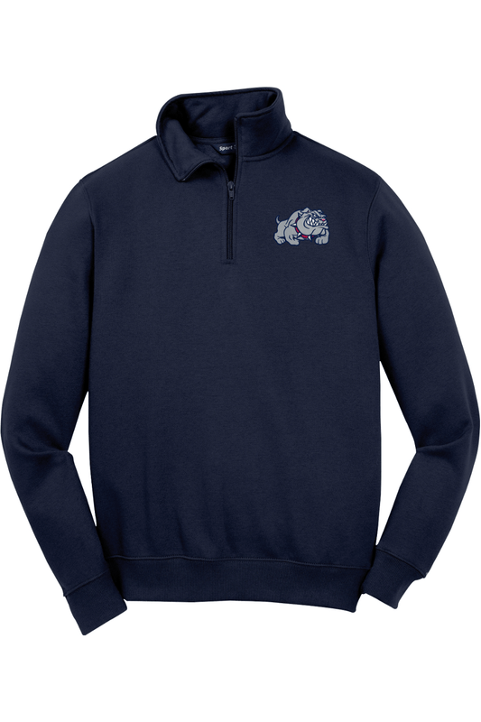 Brantley Bulldogs LC Adult Embroidered Quarter-Zip Pullover Signature Lacrosse