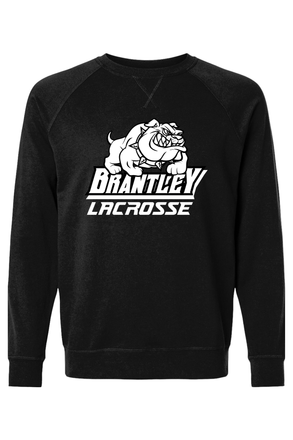 Brantley Bulldogs LC Adult Heavyweight Raglan Long Sleeve Signature Lacrosse