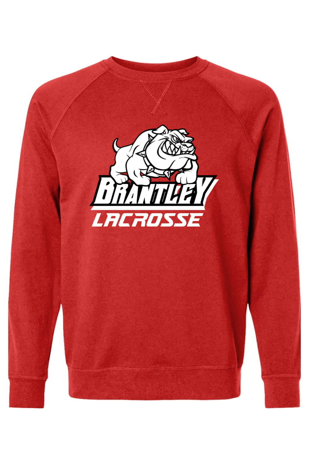 Brantley Bulldogs LC Adult Heavyweight Raglan Long Sleeve Signature Lacrosse