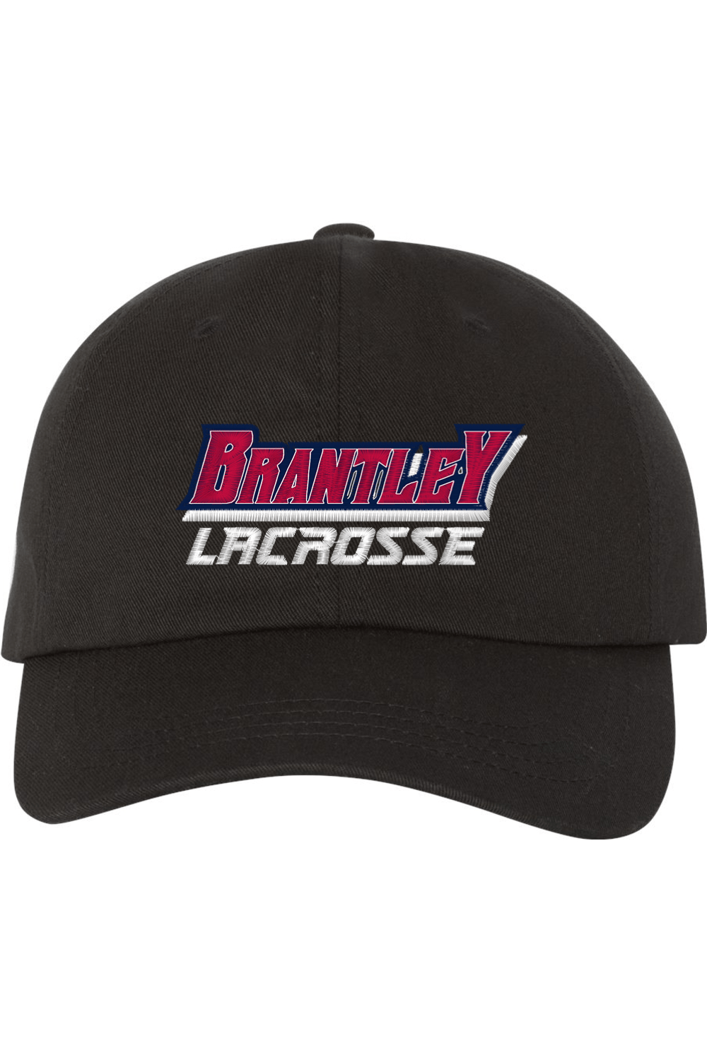 Brantley Bulldogs LC Embroidered Dad Hat Signature Lacrosse