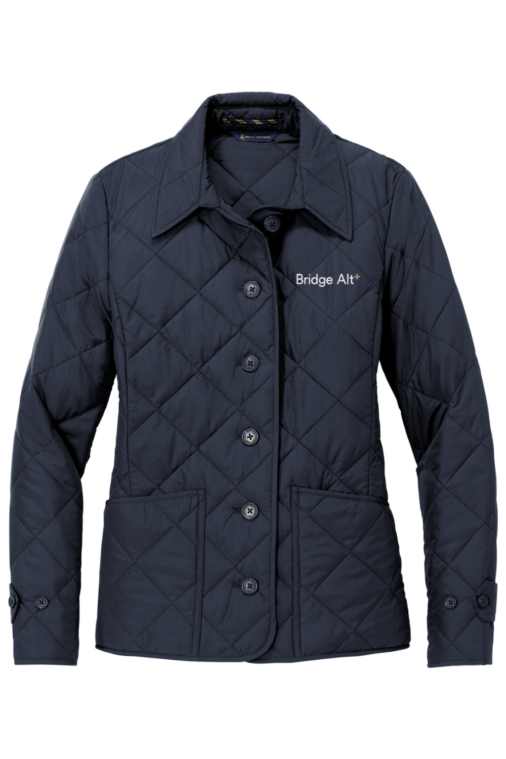 Bridge Alternatives Brooks Brothers Women's Quilted Jacket Signature Lacrosse