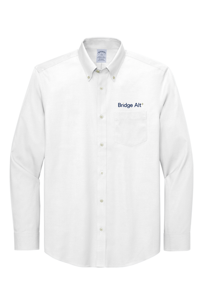 Bridge Alternatives Brooks Brothers Wrinkle-Free Stretch Pinpoint Shirt Signature Lacrosse