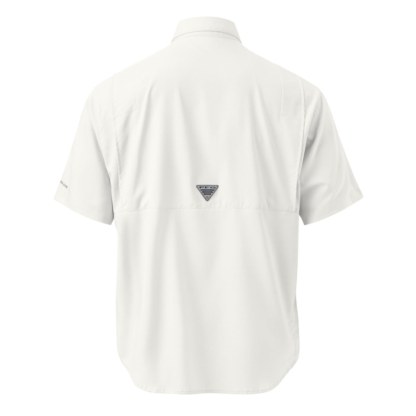 Bridge Alternatives Men's Embroidered Columbia Short Sleeve Button Shirt Signature Lacrosse