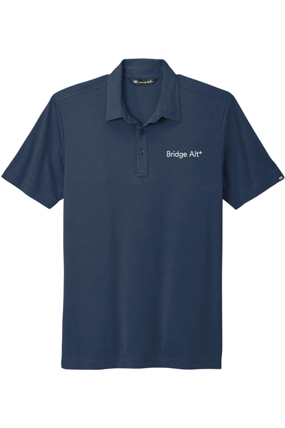 Bridge Alternatives Men's Embroidered Travis Mathew Oceanside Solid Polo Signature Lacrosse