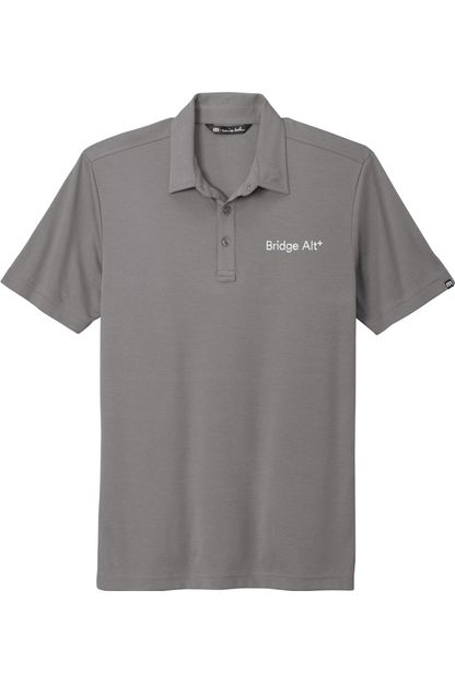 Bridge Alternatives Men's Embroidered Travis Mathew Oceanside Solid Polo Signature Lacrosse