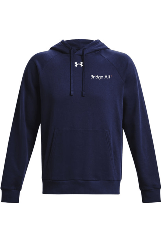 Bridge Alternatives Men's Under Armour Men's Rival Fleece Hooded Sweatshirt Signature Lacrosse