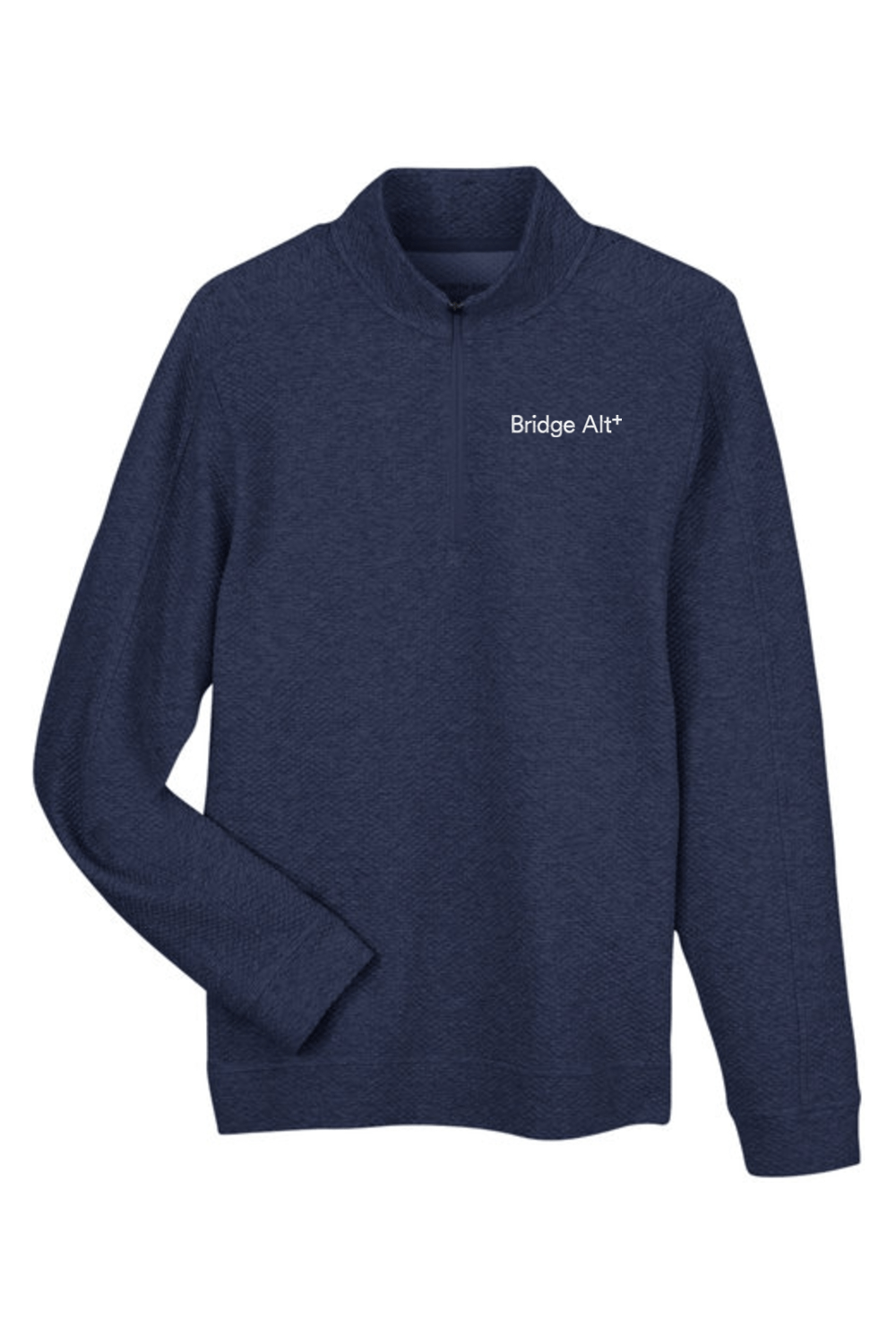 Bridge Alternatives North End Men's Spirit Textured Quarter-Zip Signature Lacrosse