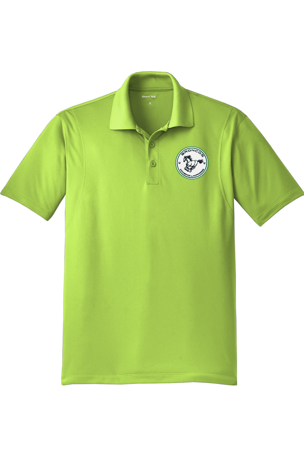 Broncos Lacrosse Adult Embroidered Athletic Polo Signature Lacrosse