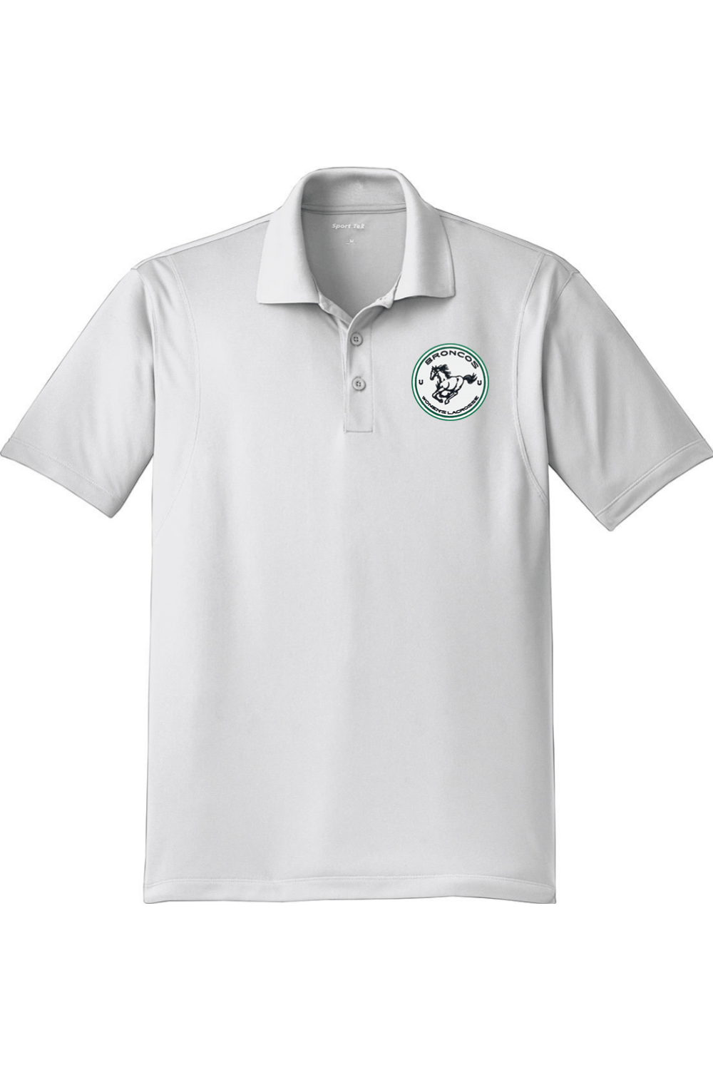 Broncos Lacrosse Adult Embroidered Athletic Polo Signature Lacrosse