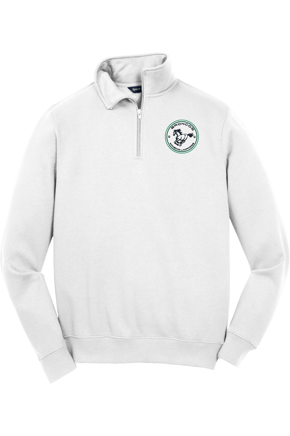 Broncos Lacrosse Adult Embroidered Quarter-Zip Pullover Signature Lacrosse