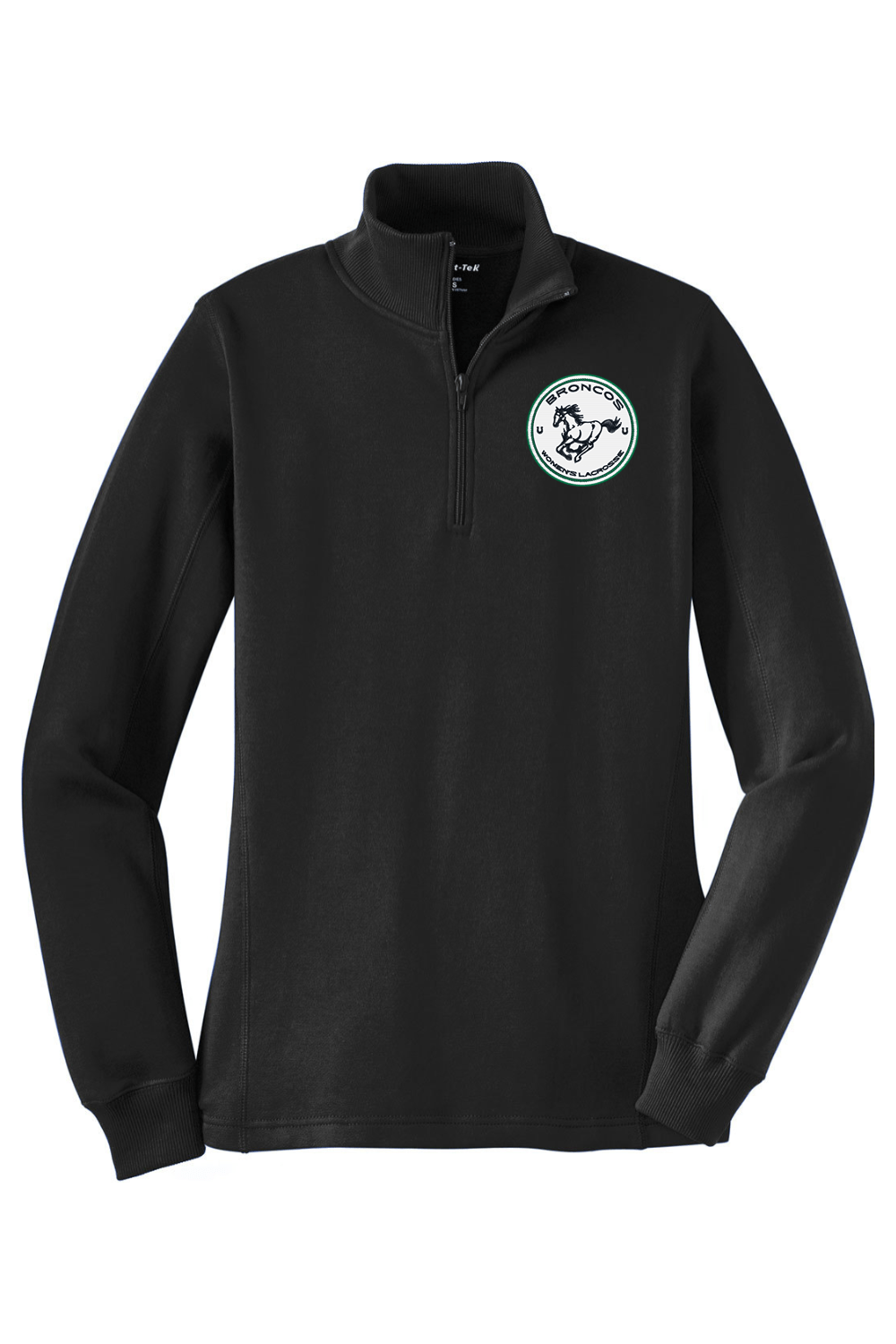 Broncos Lacrosse Adult Women's Embroidered Quarter-Zip Pullover Signature Lacrosse