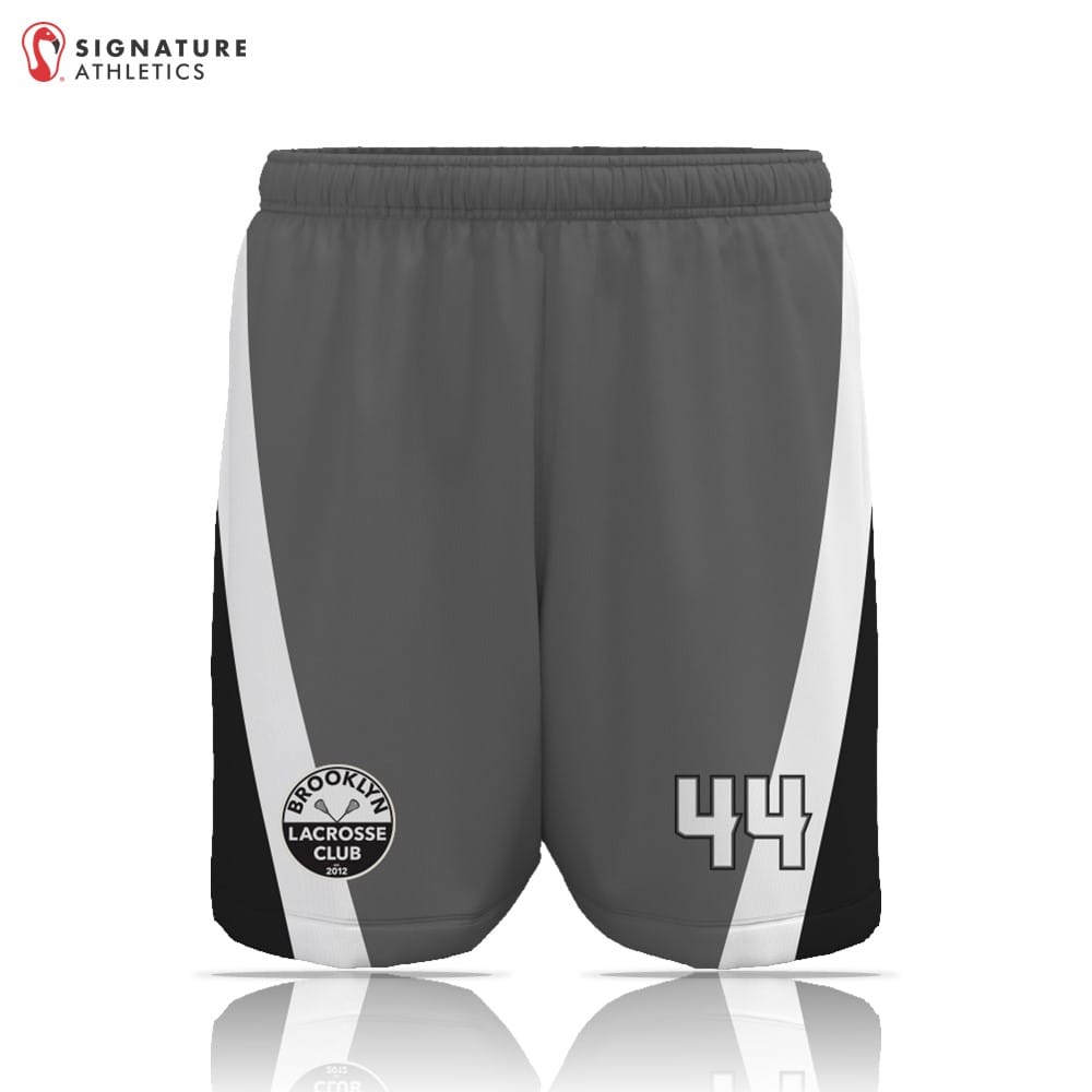 Brooklyn Lacrosse Club Men's Grey Game Shorts Signature Lacrosse