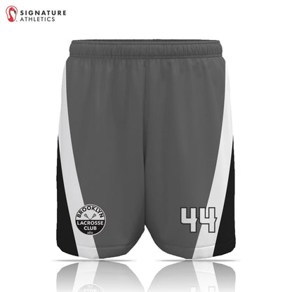 Brooklyn Lacrosse Club Men's Grey Game Shorts Signature Lacrosse