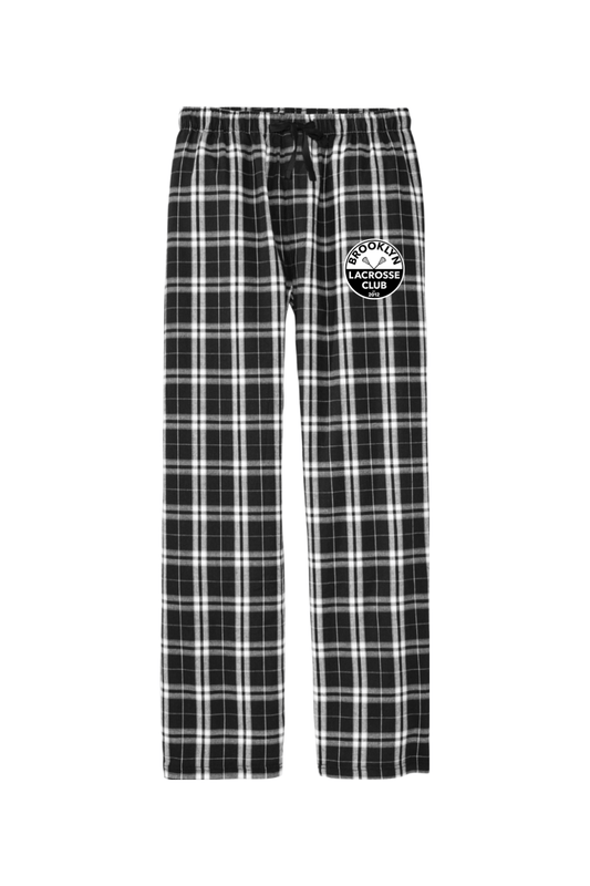 Brooklyn LC Adult Men's Flannel Plaid Pants Signature Lacrosse