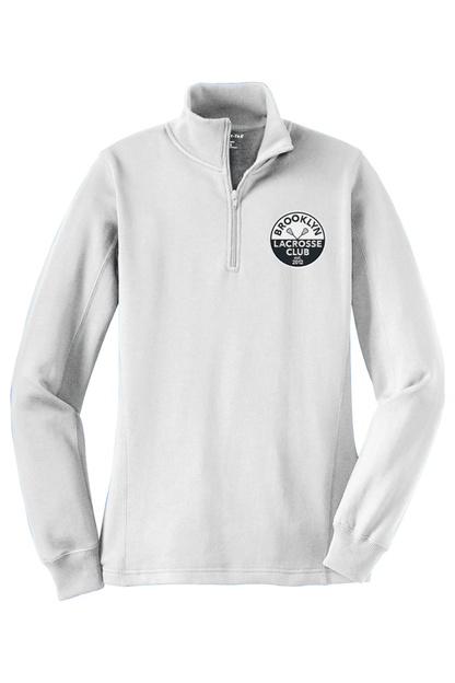 Brooklyn LC Adult Women's Embroidered Quarter-Zip Pullover Signature Lacrosse