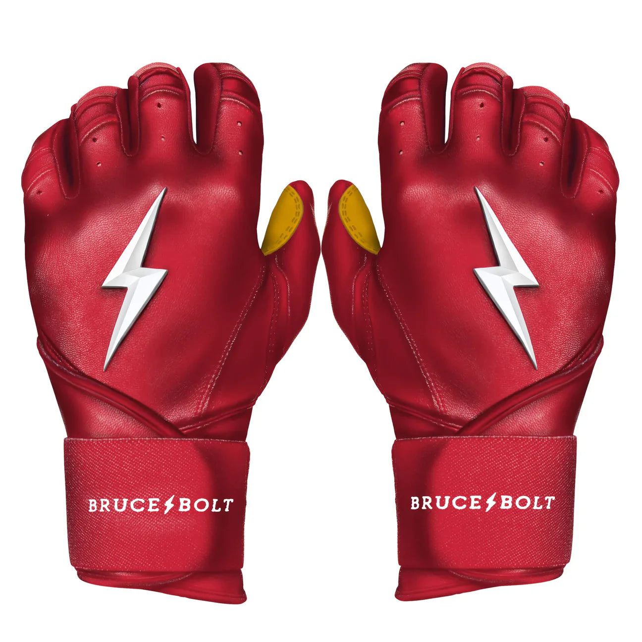 Bruce Bolt Premium Pro Long Cuff Batting Gloves