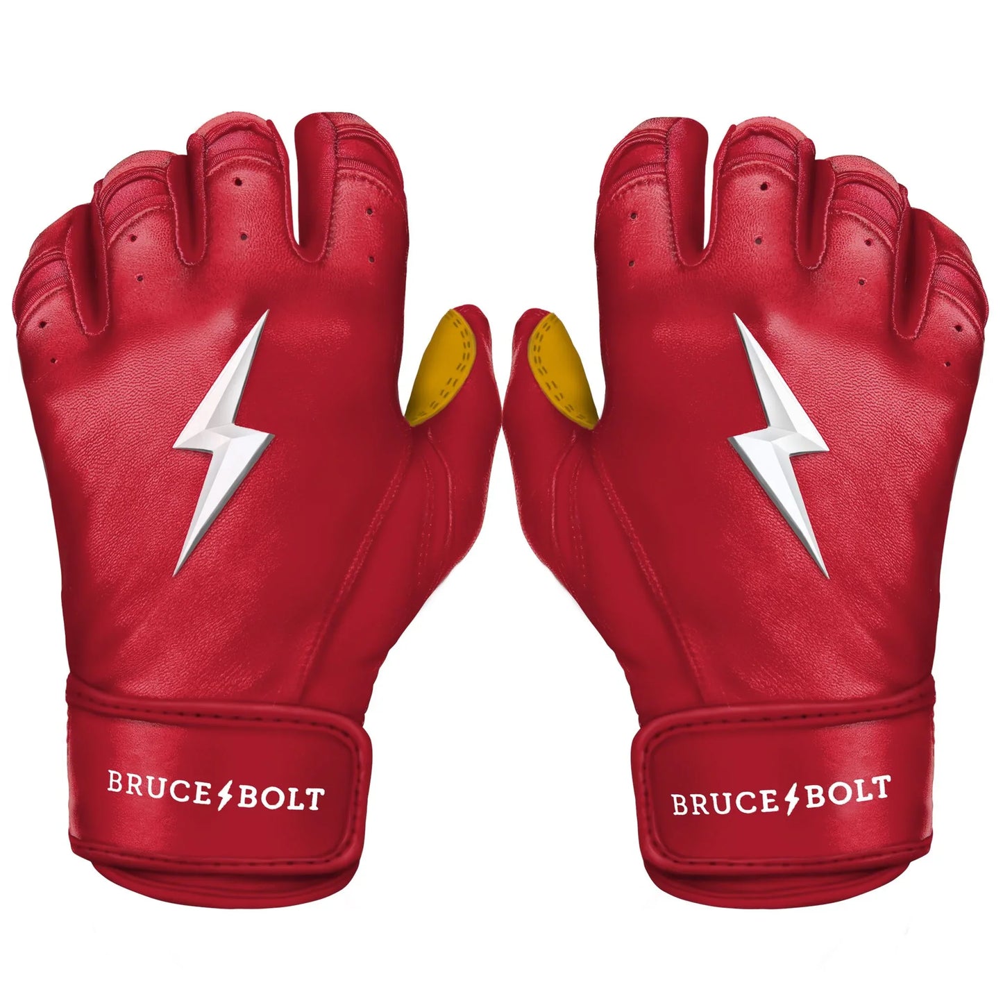 Bruce Bolt Premium Pro Short Cuff Batting Gloves