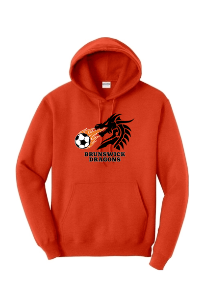 Brunswick Dragons Soccer Adult Heavyweight Hoodie Signature Lacrosse