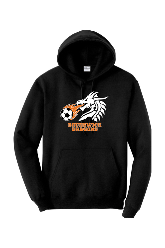Brunswick Dragons Soccer Adult Heavyweight Hoodie Signature Lacrosse