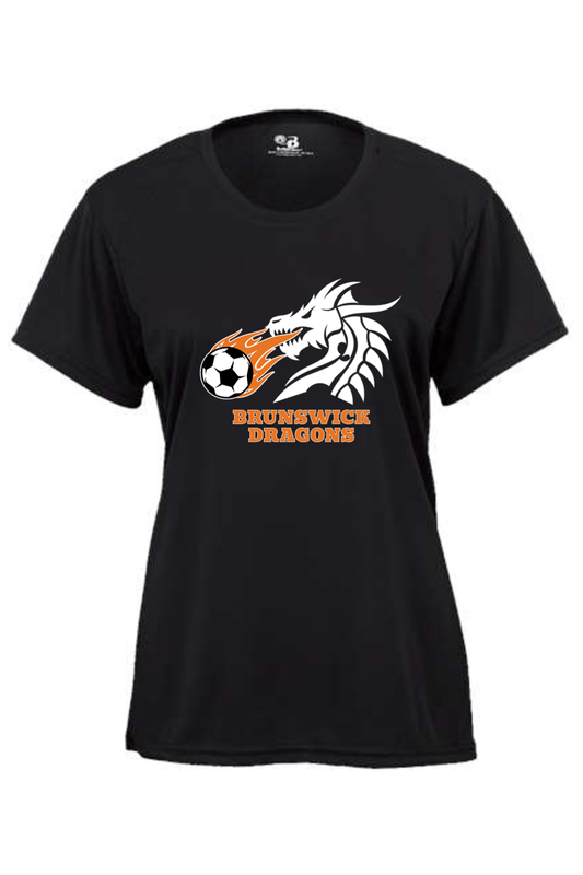 Brunswick Dragons Soccer Youth Girl's Athletic T-Shirt Signature Lacrosse