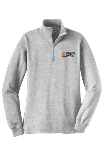 BRVA Adult Women's Embroidered Quarter-Zip Pullover Signature Lacrosse