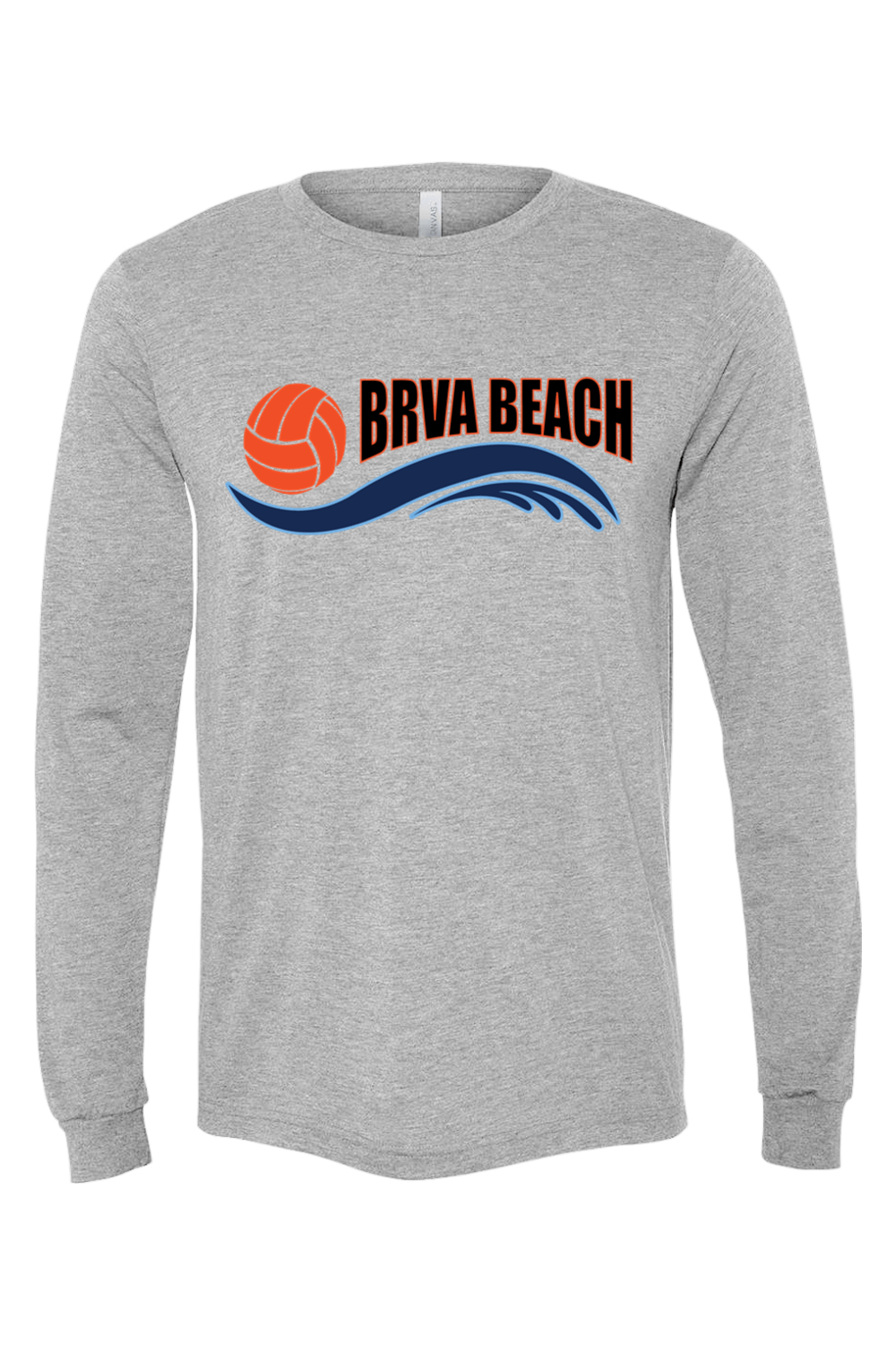 BRVA Unisex Triblend Long Sleeve Tee Signature Lacrosse