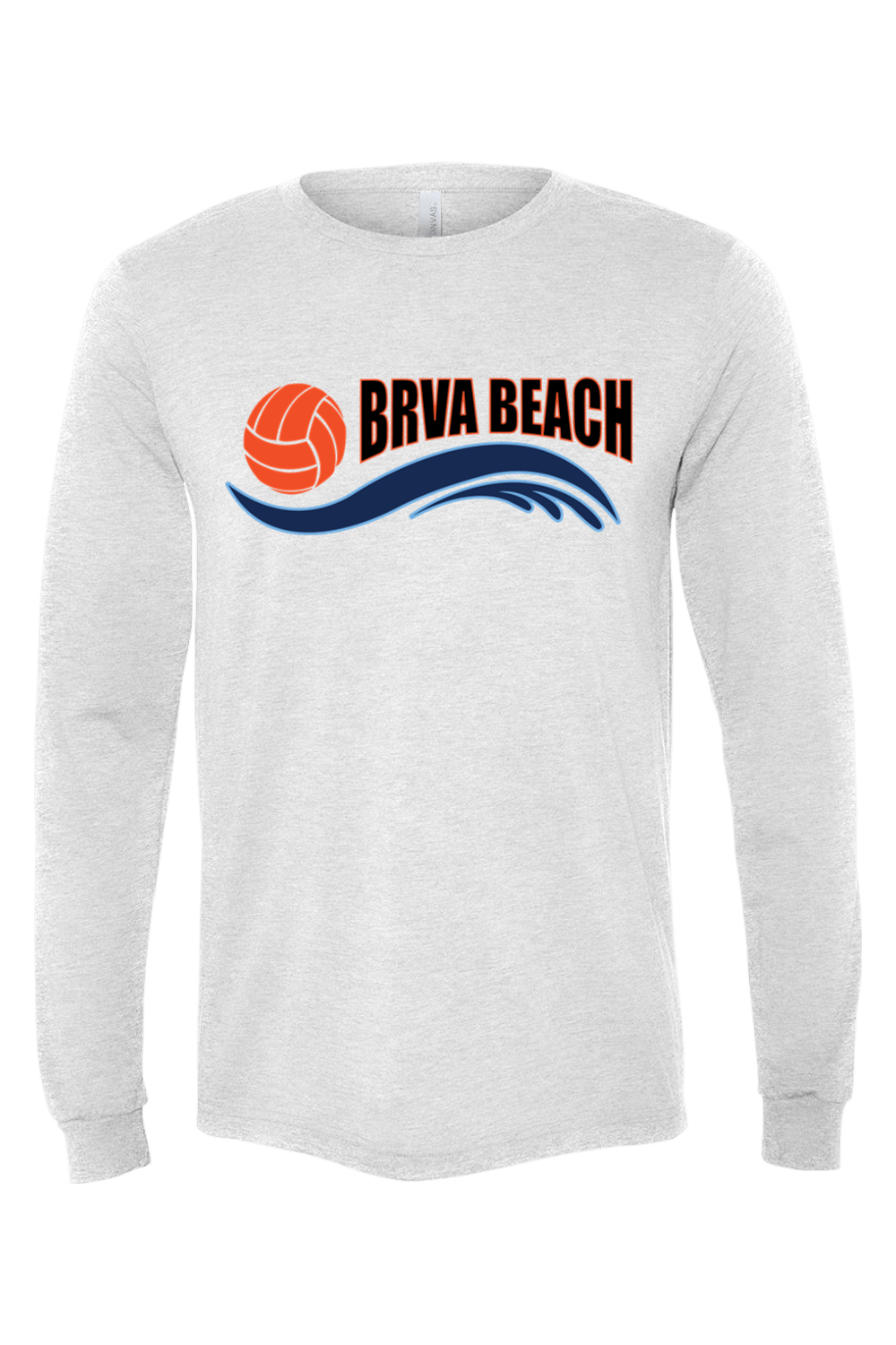 BRVA Unisex Triblend Long Sleeve Tee Signature Lacrosse