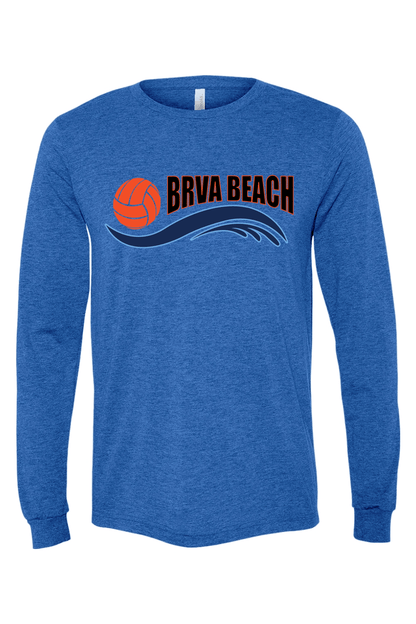 BRVA Unisex Triblend Long Sleeve Tee Signature Lacrosse