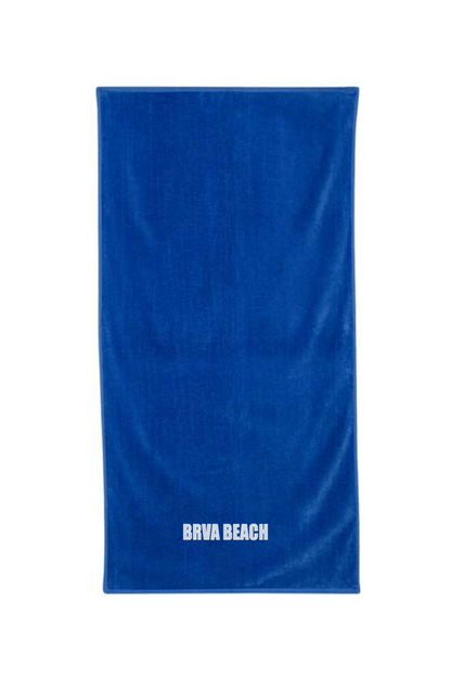 BRVA Velour Beach Towel Signature Lacrosse