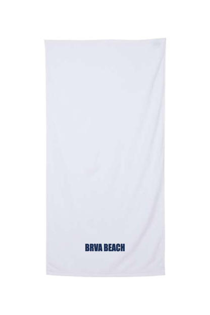 BRVA Velour Beach Towel Signature Lacrosse