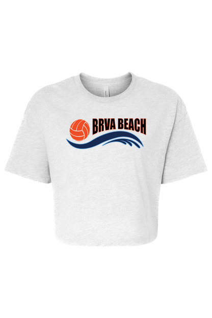 BRVA Women's Jersey Crop Tee Signature Lacrosse