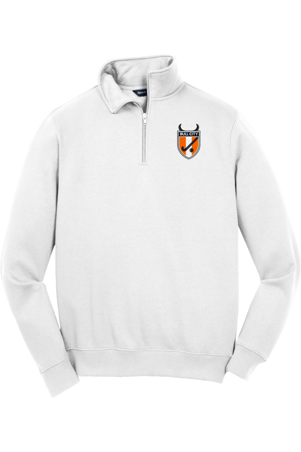 Bull City FH Adult Embroidered Quarter-Zip Pullover Signature Lacrosse