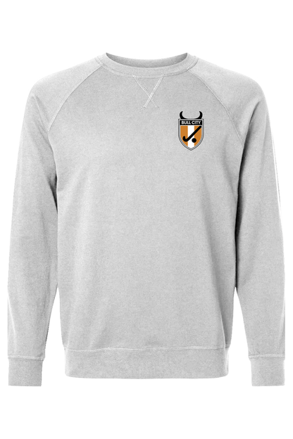 Bull City FH Adult Heavyweight Raglan Long Sleeve Signature Lacrosse