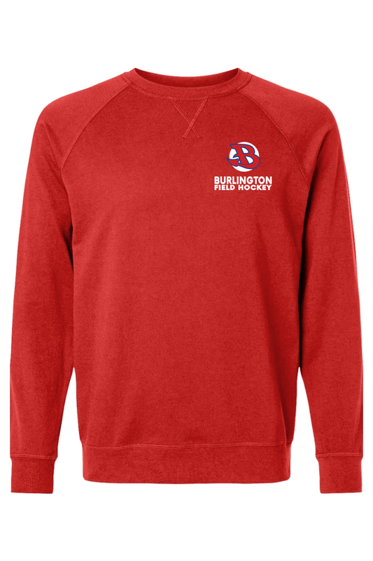 Burlington Field Hockey Adult Heavyweight Raglan Long Sleeve Signature Lacrosse