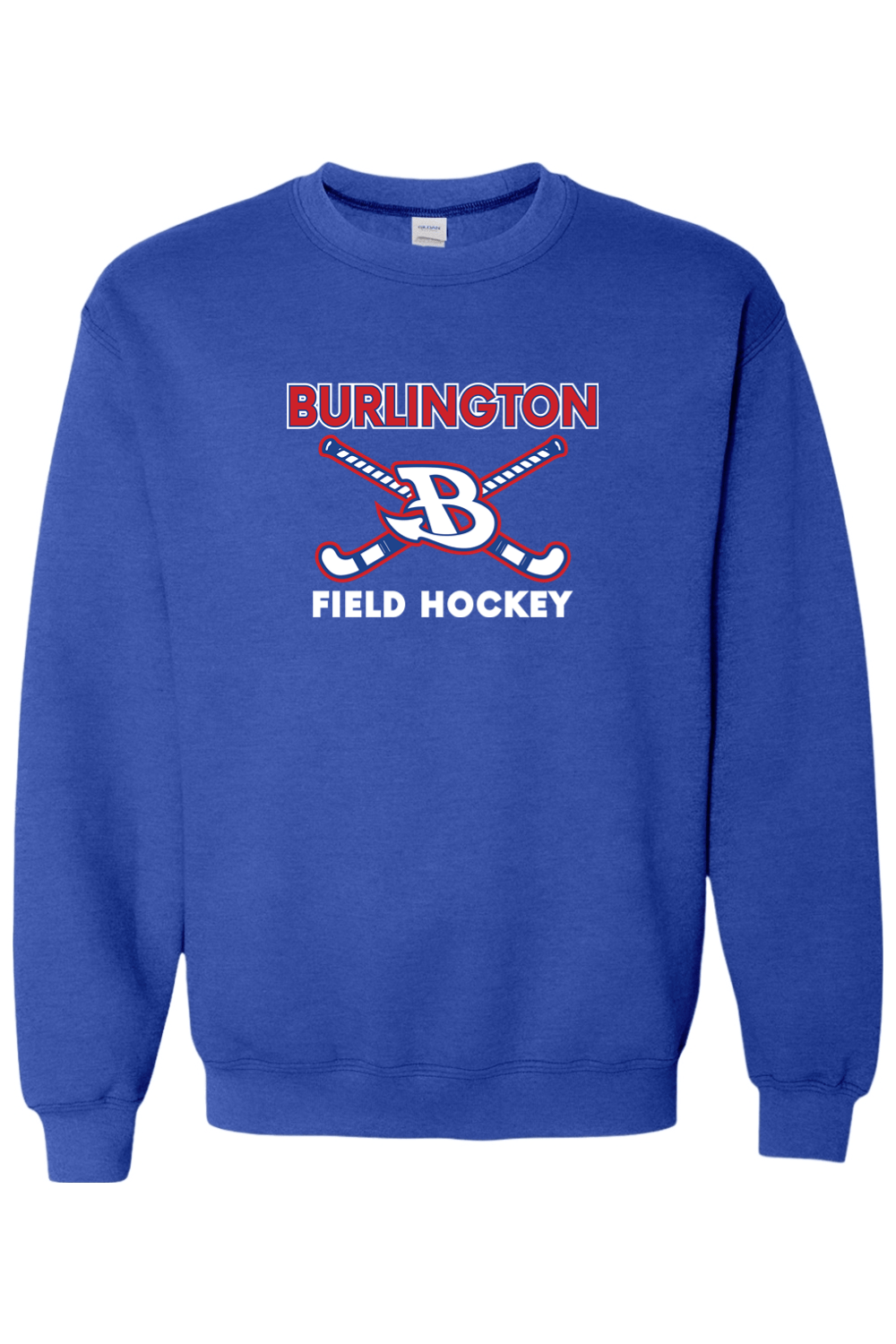 Burlington Field Hockey Adult Heavyweight Sweatshirt Signature Lacrosse