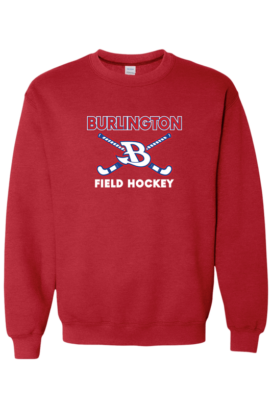 Burlington Field Hockey Adult Heavyweight Sweatshirt Signature Lacrosse